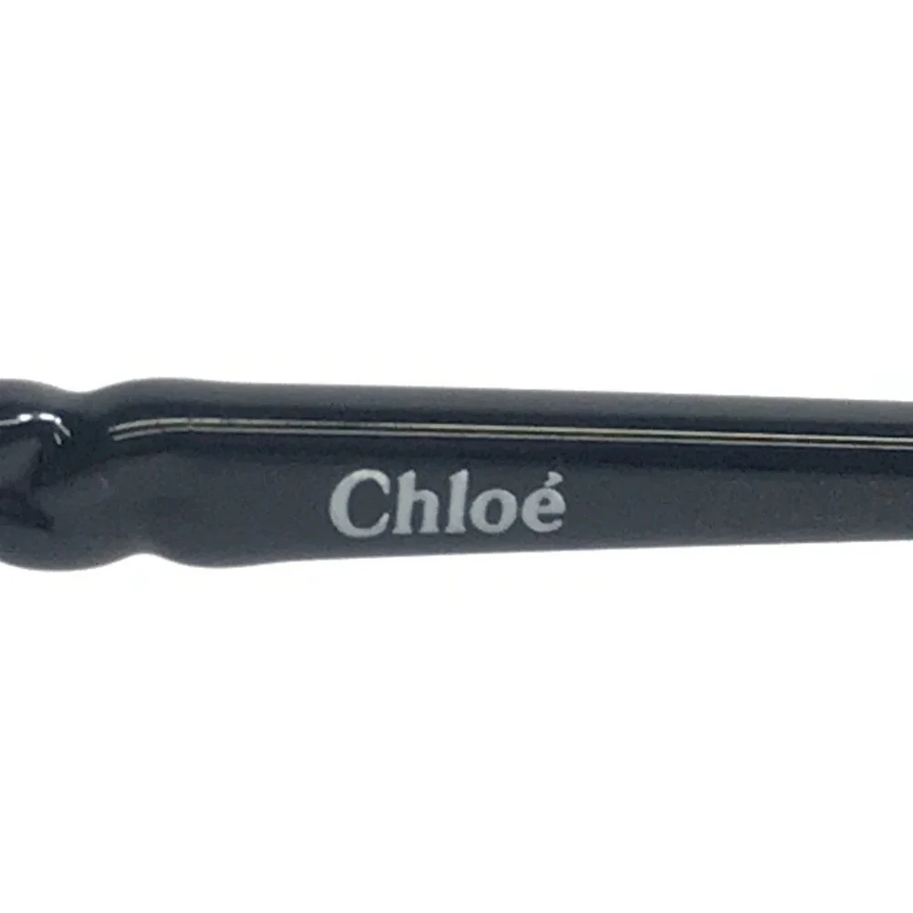 Chloe Petite Eyeglasses Frames CH0006O 002 Shiny Polished Navy Blue 50-17-140